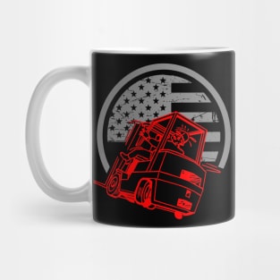 Forklift Operator R, Forklift Shirt Mug